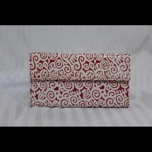 Red and white Lodis Wallet